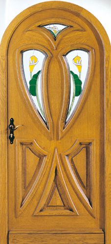 portes d'entrée bois 